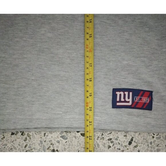 NFL Team Apparel Giants Football T-Shirt Youth Gray Short Sleeve, Size M(10/12) - Picture 9 of 9